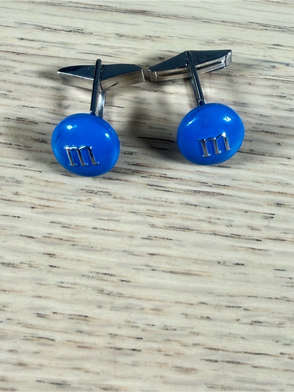 M&M's Sterling Silver Executive Cufflinks